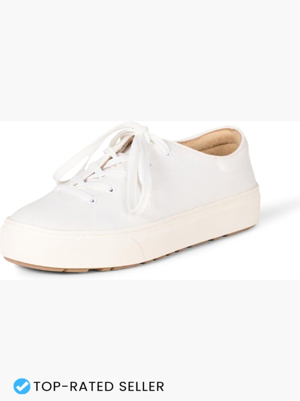 Casual Lace Up Platform Sneakers With Memory Foam Padded Insole Slip Resistant